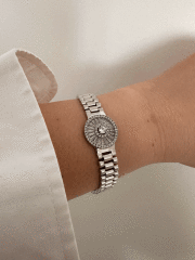 VIP SILVER SAAT MODEL BİLEKLİK