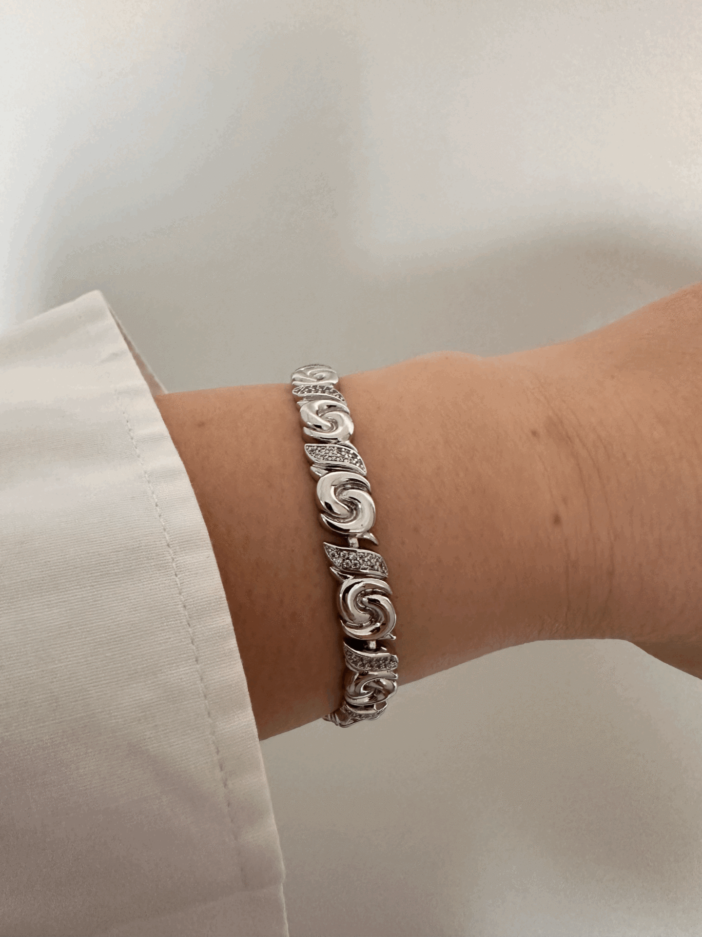 VIP SILVER ÇİFT C MODEL BİLEKLİK