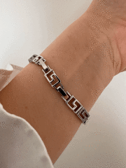 VIP SILVER V MODEL BİLEKLİK