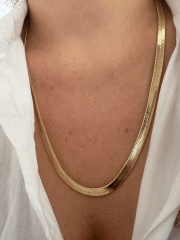 VIP 14 K KALIN YASSI İTALYAN ZİNCİR