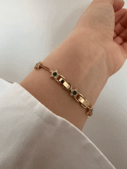 VIP 14 K RENKLİ YILDIZ BİLEKLİK