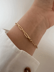 VIP 14 K  TEK YILDIZ BİLEKLİK