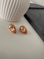 VIP İNCİLİ MİDYE KÜPE