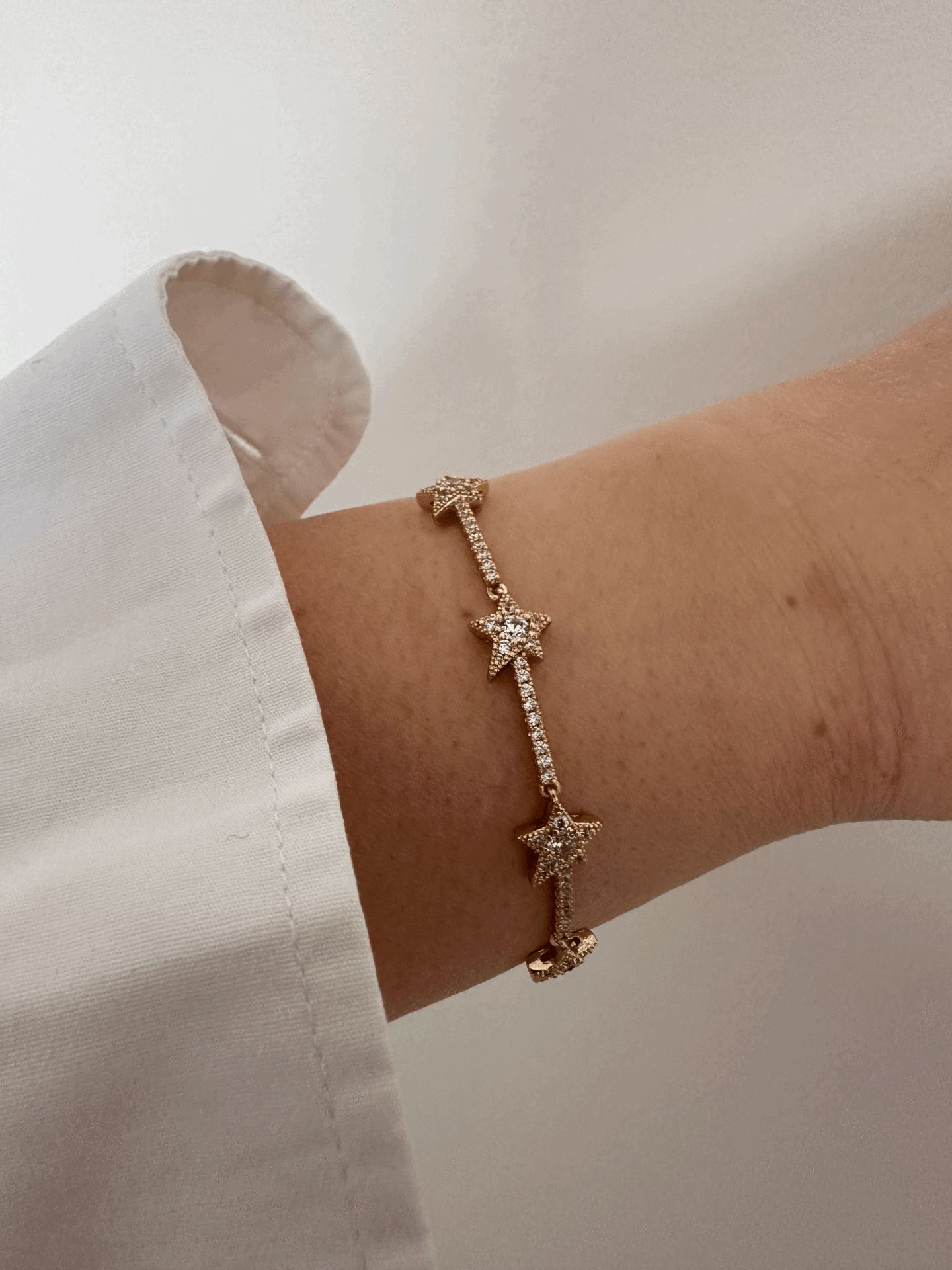 VIP 14 K YILDIZ BİLEKLİK