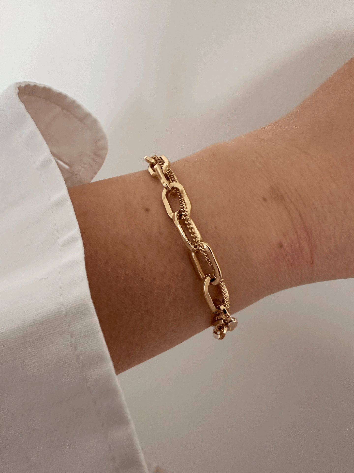 VIP 14 K UCU KALP DETAYLI BİLEKLİK