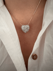 VIP SILVER KALP KOLYE