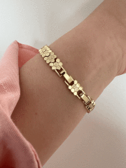 VIP 14 K KALIN PETEK BİLEKLİK