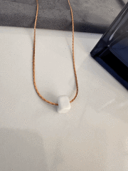 VIP BEYAZ BONCUK KOLYE