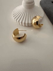 VIP 14 K KALIN BOMB HALKA KÜPE